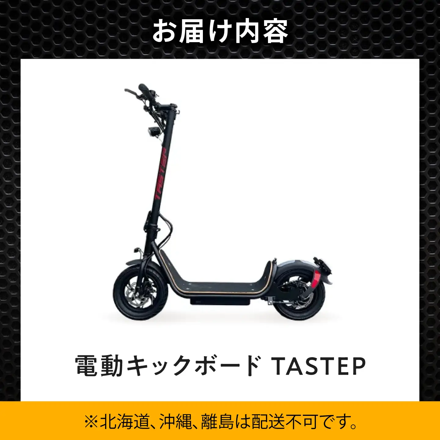 電動キックボード TASTEP [BAGX038] 電動キックボード