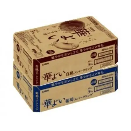 キリン 華よい スパークリング 葡萄と白桃　alc.3% 350ml×48本(2ケース)【1758594】
