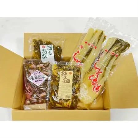 【石川漬物】ふるさとセット　◆しゃくしな漬けなど、計4種をお楽しみいただけます【配送不可地域：離島】【1759484】