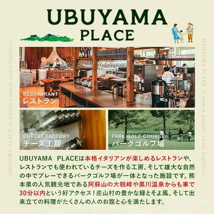 産山チーズセット モッツァレラチーズ ストラッチャテッラチーズ 株式会社UBUYAMAPLACE 4個セット《30日以内に出荷予定(土日祝除く)》