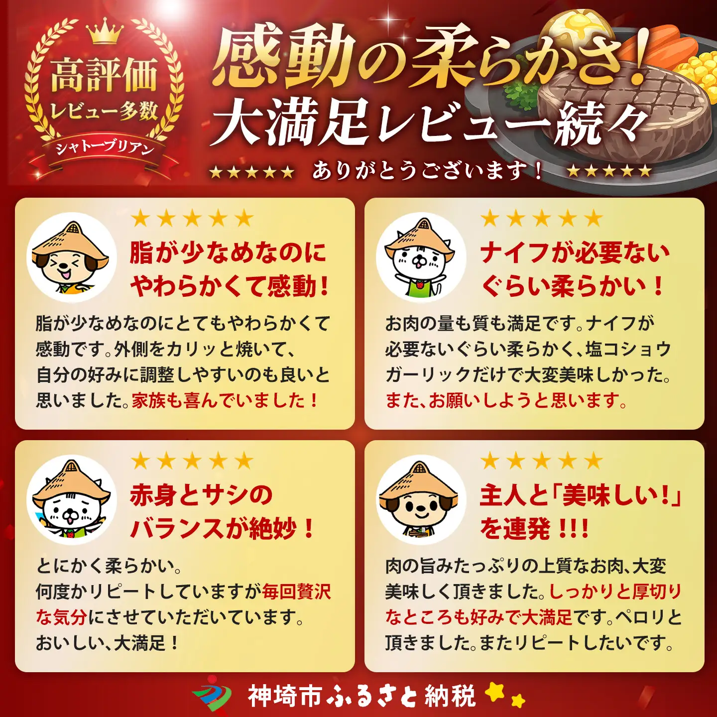 【スピード発送】佐賀牛ヒレシャトーブリアン 200g×10枚 2カ月定期便(H065225)
