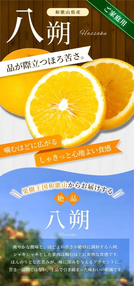 【家庭用】 森本農園の手選別 八朔 約4.5kg 和歌山県産 サイズ混合 【北海道・沖縄・離島配送不可】【2027年1月中旬～4月中旬頃に順次発送】【BV-mrmt129】 