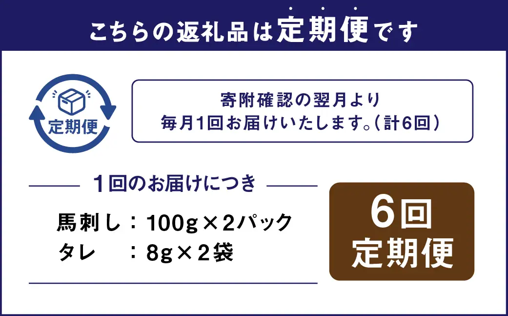 [ 定期1ヶ月毎6回 ] [ 日本三大馬刺し 会津 ] 会津馬刺し ランプ 100g × 2袋 馬刺し 馬刺 馬肉 馬 お肉 肉 ニク にく 刺身 おつまみ 晩酌 福島県産 定期便 定期配送 冷凍
