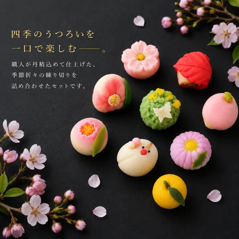 和菓子 練り切り おまかせ 6個 詰合せ