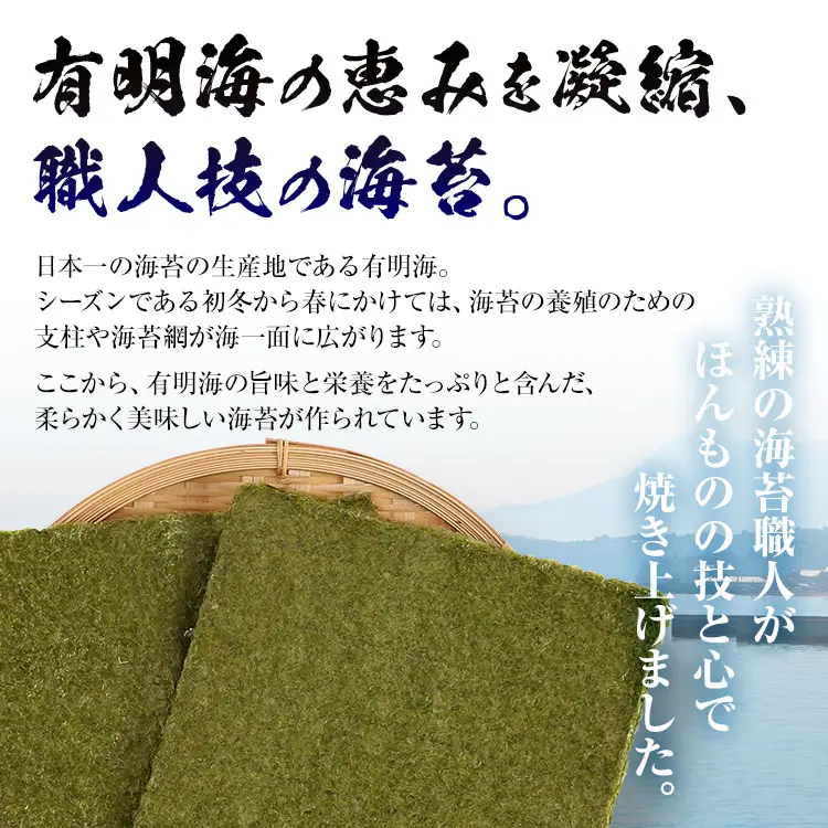 海苔【訳あり】 福岡有明のり 全形100枚 焼のり 海苔