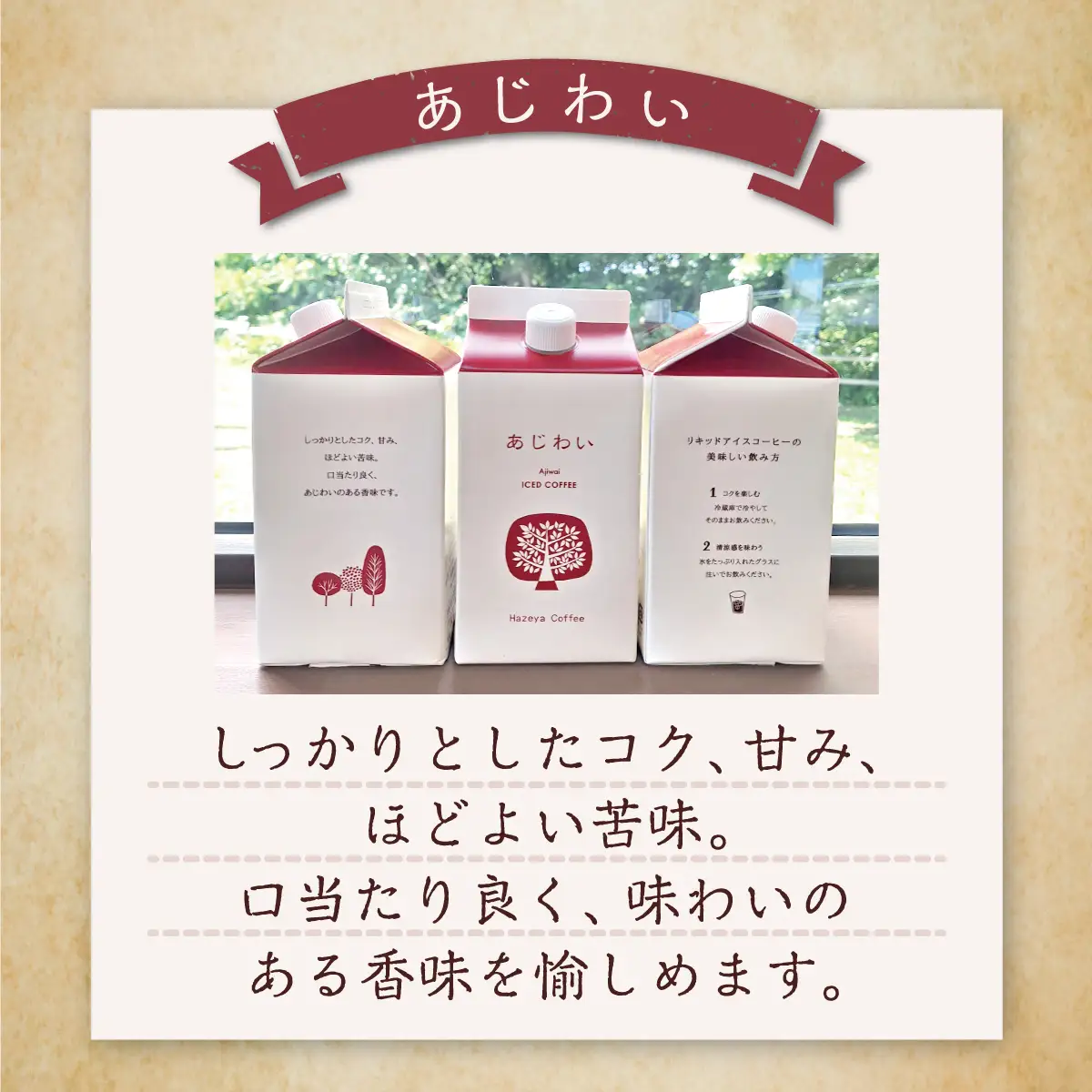 ＜はぜや珈琲＞リキッドアイスコーヒー飲み比べ6本セット（網走加工） ABO010