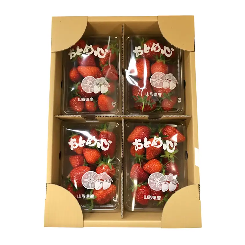 【2027年先行予約】山形県産 いちご・おとめ心 250g×4P FSY-2845