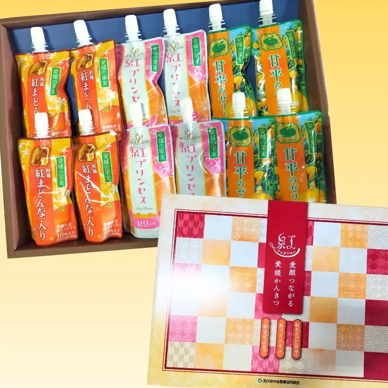 愛媛の果実 紅コレクション(平箱) 150g×12本｜B569