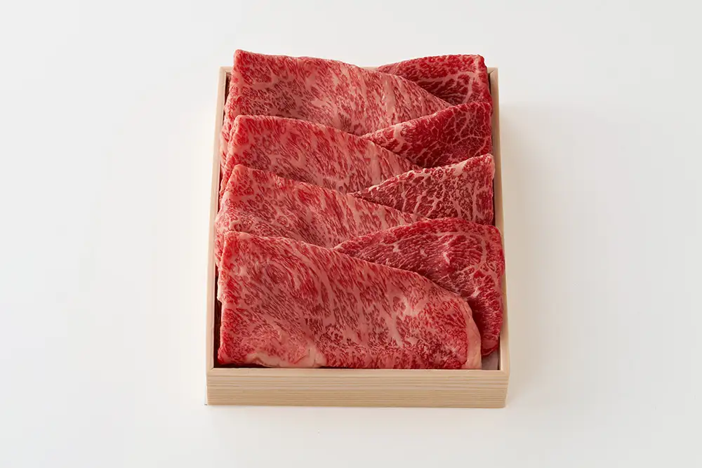 【一週間以内発送】【寛閑観】近江牛すき焼き・しゃぶしゃぶ用450ｇ(赤身250ｇ・霜降り200ｇ)【冷蔵】【FR46W】