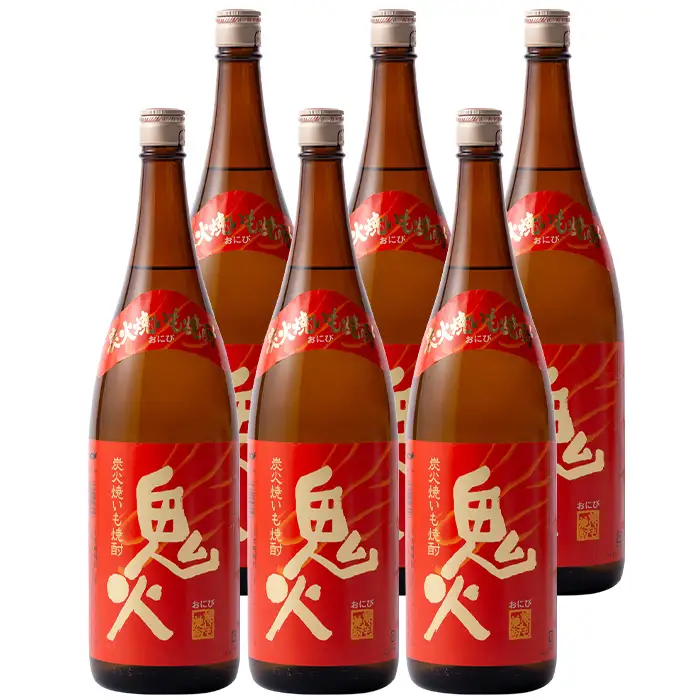 鹿児島 本格芋焼酎「鬼火」1.8L×6本【01-043-15】