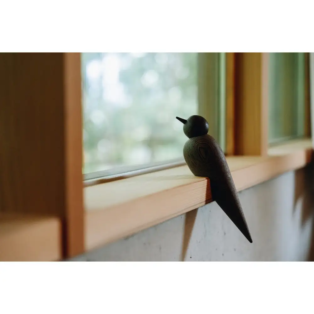 【Tagayasan（タガヤサン）：こげ茶】【銘木再生】幸運を運ぶ木製オブジェliving_bird 燕