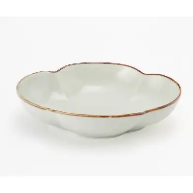 有田焼 さび李朝みのり 木瓜鉢 2個セット【丸兄商社】皓洋窯 陶磁器 食器 器 うつわ パスタ皿 カレー皿 鉢 皿 as033