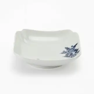 有田焼 角切四方皿(小) 5枚セット【丸兄商社】李荘窯 食器 陶磁器 器 うつわ 小皿 手描き 伝統柄 5枚 セット ギフト as035
