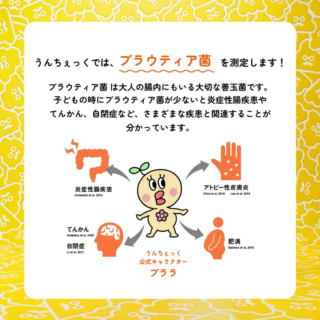 子ども向け腸内細菌検査サービス「うんちぇっく」 1回分 0198-003-S08