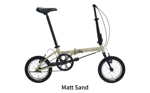 ＜ R8年熊本地震復興支援 ＞【 Matt Sand 】 DAHON International フォールディングバイク Farout 14インチ 自転車 折りたたみ自転車 折りたたみ コンパクト 通勤 通学 日常使い サイクリング 収納