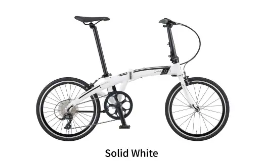 ＜ R8年熊本地震復興支援 ＞【 Solid White 】 DAHON International フォールディングバイク Airspeed D9 20インチ 自転車 クロスバイク 通勤 通学 日常使い サイクリング 軽量アルミフレーム 入門モデル 快適