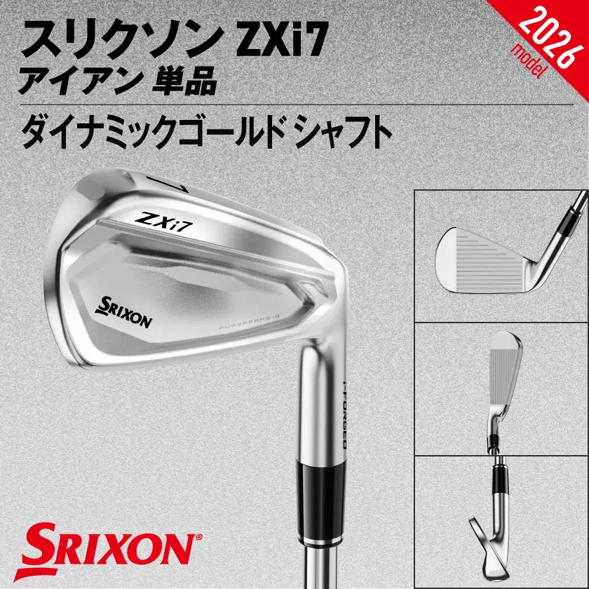 スリクソン ZXi7 アイアン ダイナミックゴールド スチールシャフト