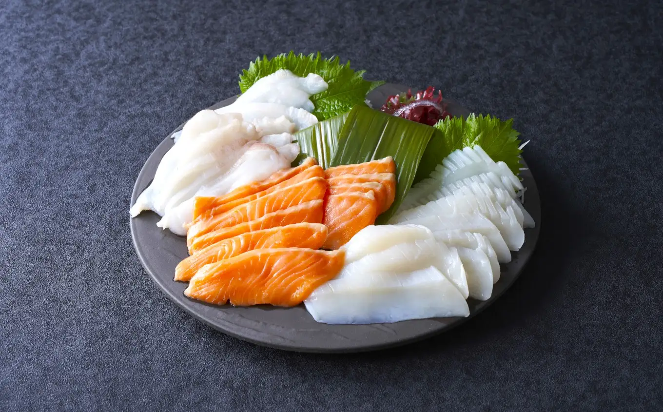 海鮮3種のお刺身セット 300g×5パック 【 サーモン ムラサキイカ 水タコ 】 冷凍