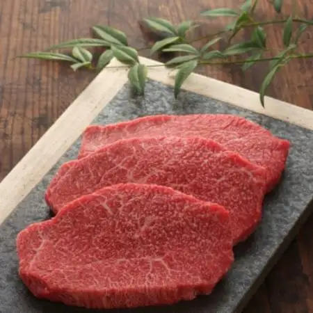 熊本和牛あか牛クリミステーキ450g(150g×3枚)セット(あか牛のたれ200ml)(益城町)【配送不可地域：離島】【1763603】