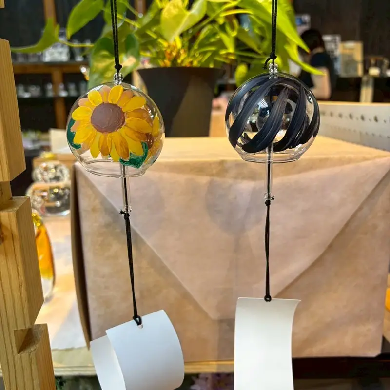 博多びーどろ ガラス風鈴絵付け工芸体験1名様分【粋工房】_HA2043 びーどろ ガラス 風鈴 作り 絵付け 体験 工芸 福岡県宗像市 宗像市 福岡 宗像