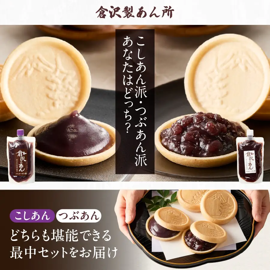 和菓子 富士山最中セット あんこ
