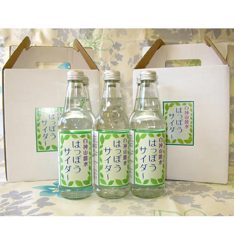 サイダー 白神山麓水使用 はっぽうサイダー 330ml×6本