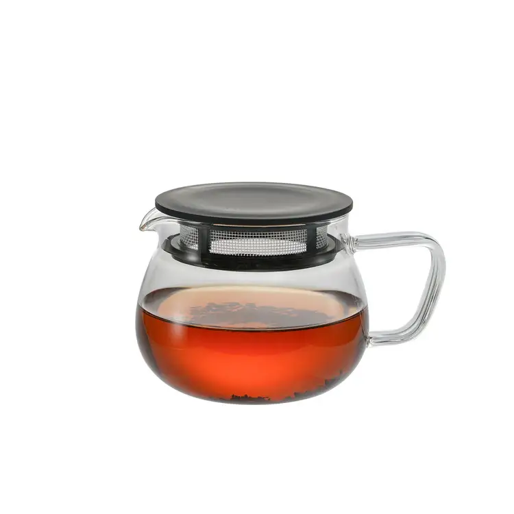TPM-38-B ティーポット 茶乃丸 | HARIO ハリオ 耐熱 ガラス 食器 器 キッチン 日用品 キッチン用品 日本製 おしゃれ かわいい 便利 簡単 食洗器可 電子レンジ可 お茶 紅茶 ティーポット ポット _FU80