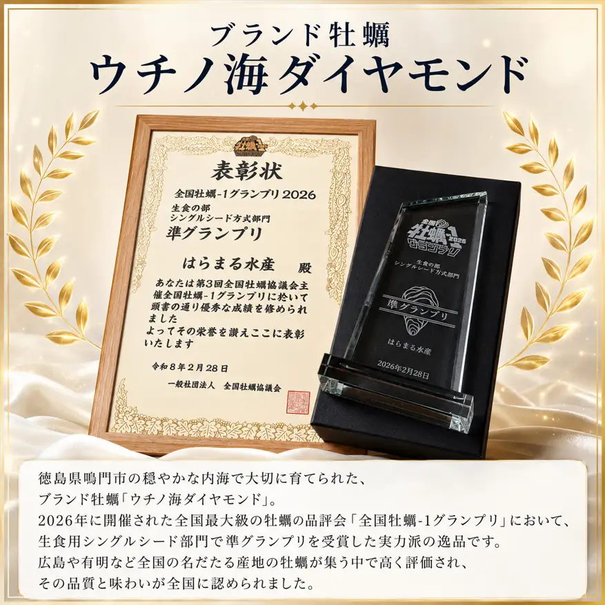 牡蠣 生食用 《全国牡蠣-1グランプリ 準グランプリ受賞！》 12個