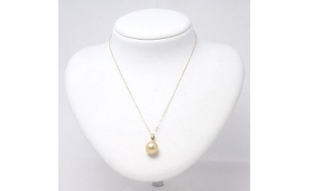 300　南洋真珠ゴールドペンダント（11mm）　パール 宝石 アクセサリー ジュエリー 伊勢志摩 伊勢市 結婚式 入学式 ギフト 贈り物 フォーマル プレゼント 誕生日 K18 金 白蝶 一粒 大株