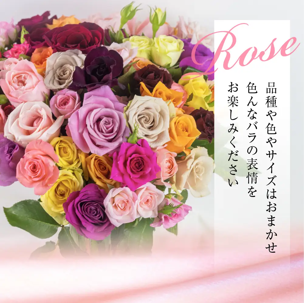 【そのまま飾れる器付き】バラ 花束 20本 花