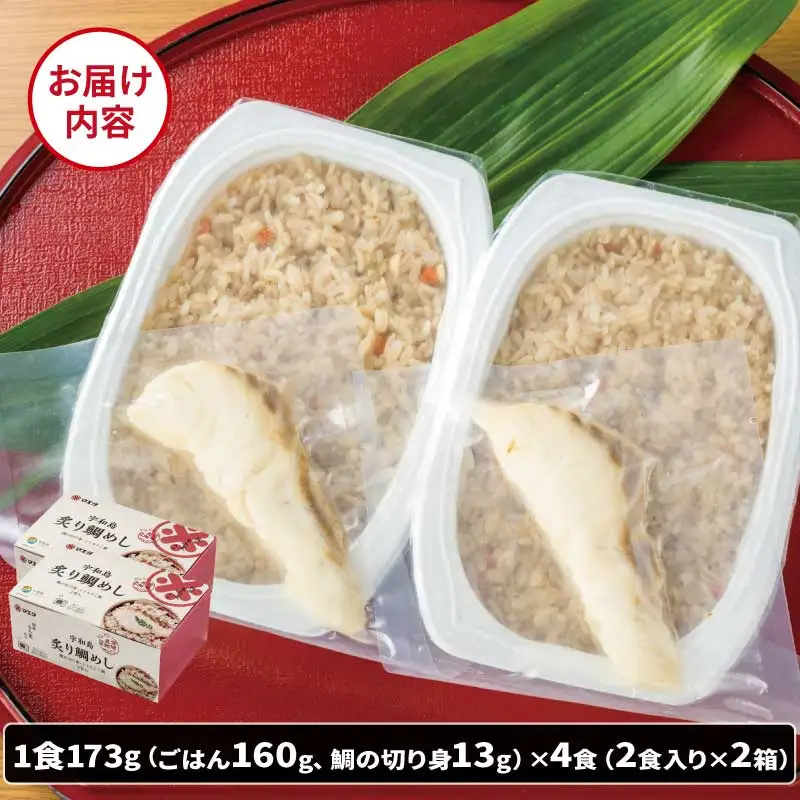 宇和島 炙り 鯛めし 2食入り マエダ 鯛めし J014-209003