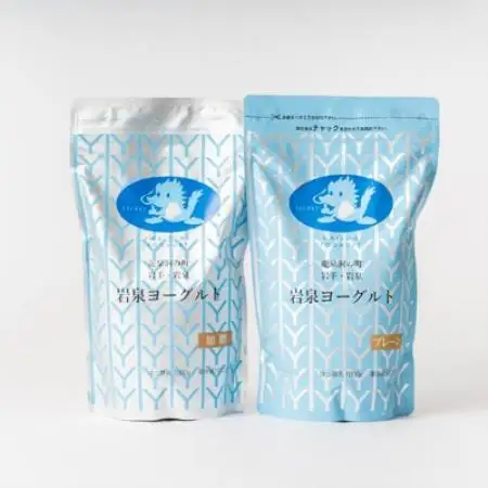 【毎月定期便】岩泉ヨーグルト2袋セット(加糖・プレーン 各1kg×1袋)全6回【配送不可地域：離島】【4089195】