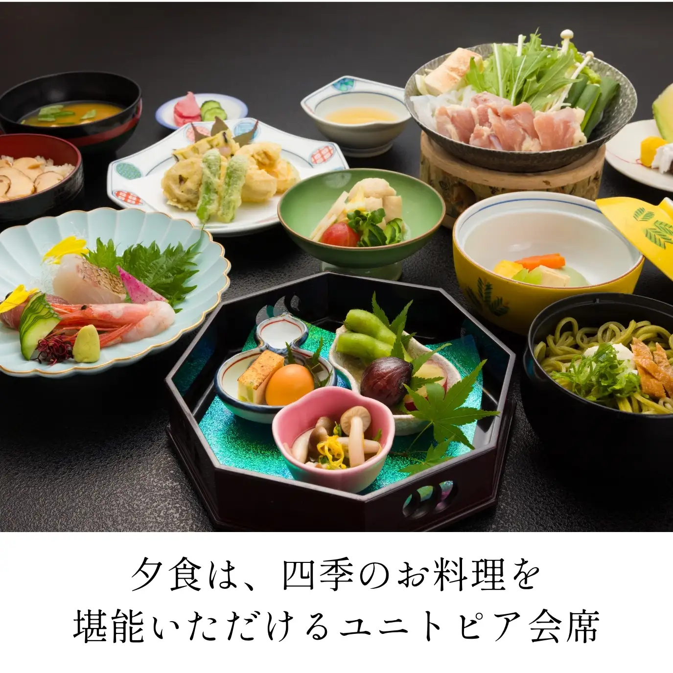ユニトピアささやま 1泊2食付 〈ユニトピア会席ディナー ペア〉宿泊チケット