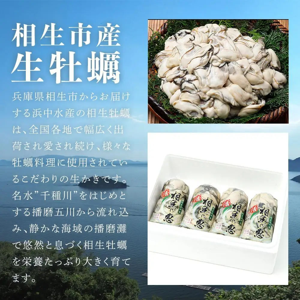 【先行予約】むき身 生牡蠣500gx4【漁師直送！】