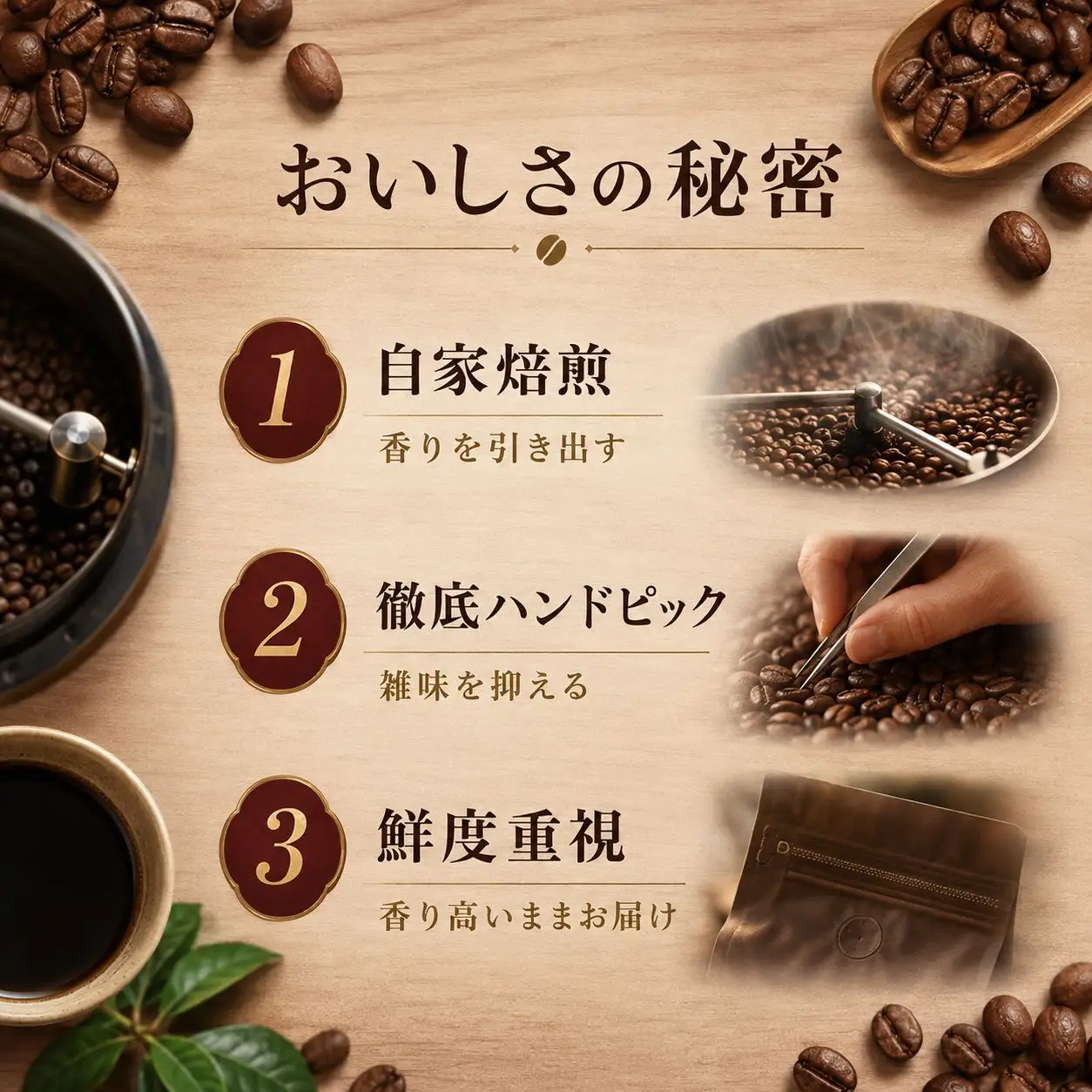 glowth coffee お試しコーヒー 豆 定期便 3回