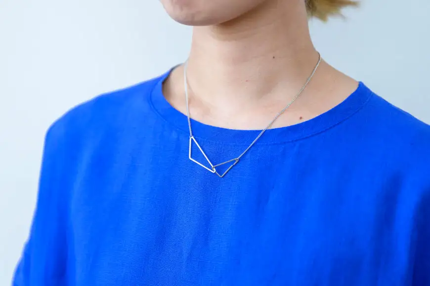 アクセサリー Linkedaccessories三角S 1本 [ ネックレス ステンレス 金属アレルギー ] / 富山プレート / 富山県 上市町 [32280110]