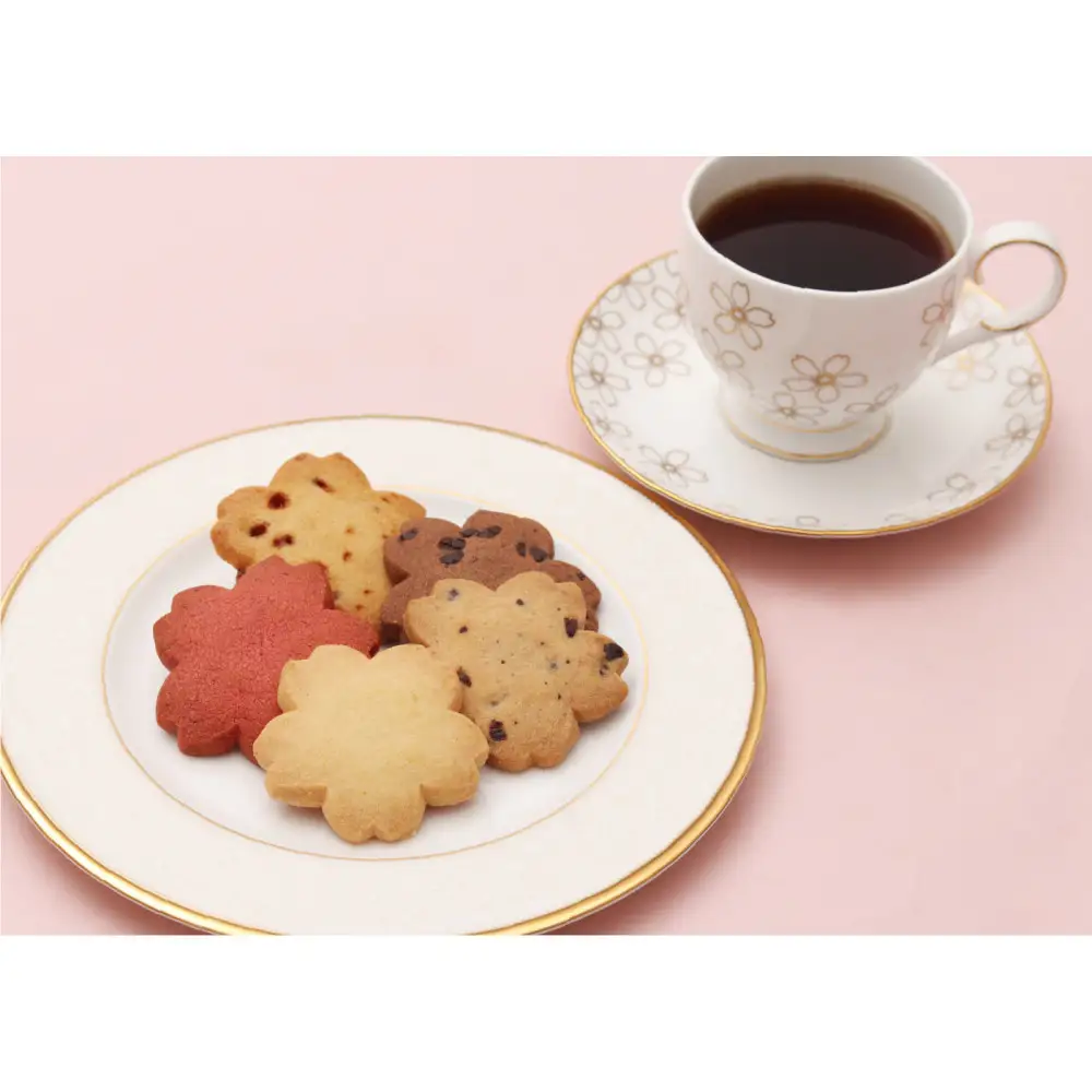 【桜珈琲】さくら散歩 一段重 クッキー10枚入り