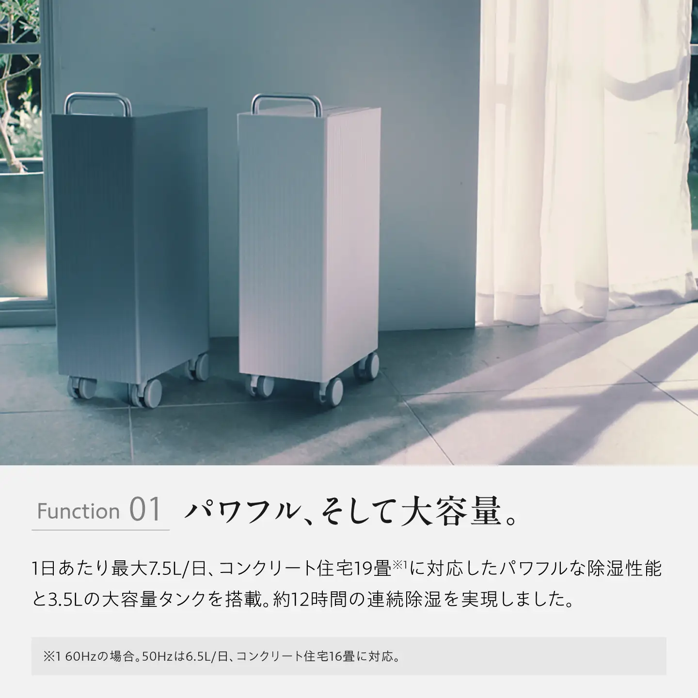 cado 除湿器 ROOT 7200 ルート クールグレー / 家電 国産 日本製 / 佐賀県 / 株式会社カドー[41ANAE033]