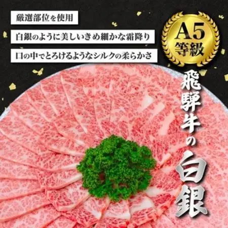 【毎月定期便】【飛騨牛】白銀焼肉用500g全3回【配送不可地域：離島】【4090430】