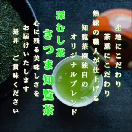 【数量限定】【自宅用】知覧茶園の深むし茶「さつま知覧茶」知覧町産　70g×5本セット【1767807】