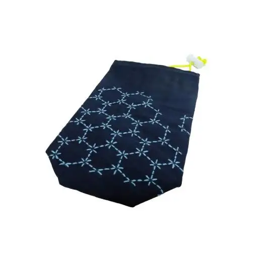 刺し子入りペットボトルケースセット（５００ml１枚・３５０ml１枚）