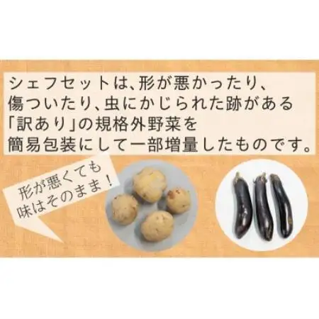 【毎月定期便】【フードロス対応・規格外野菜利用】　有機野菜　シェフMセット　オーガニック野菜全12回【配送不可地域：離島・北海道・沖縄県・四国・九州】【4013501】