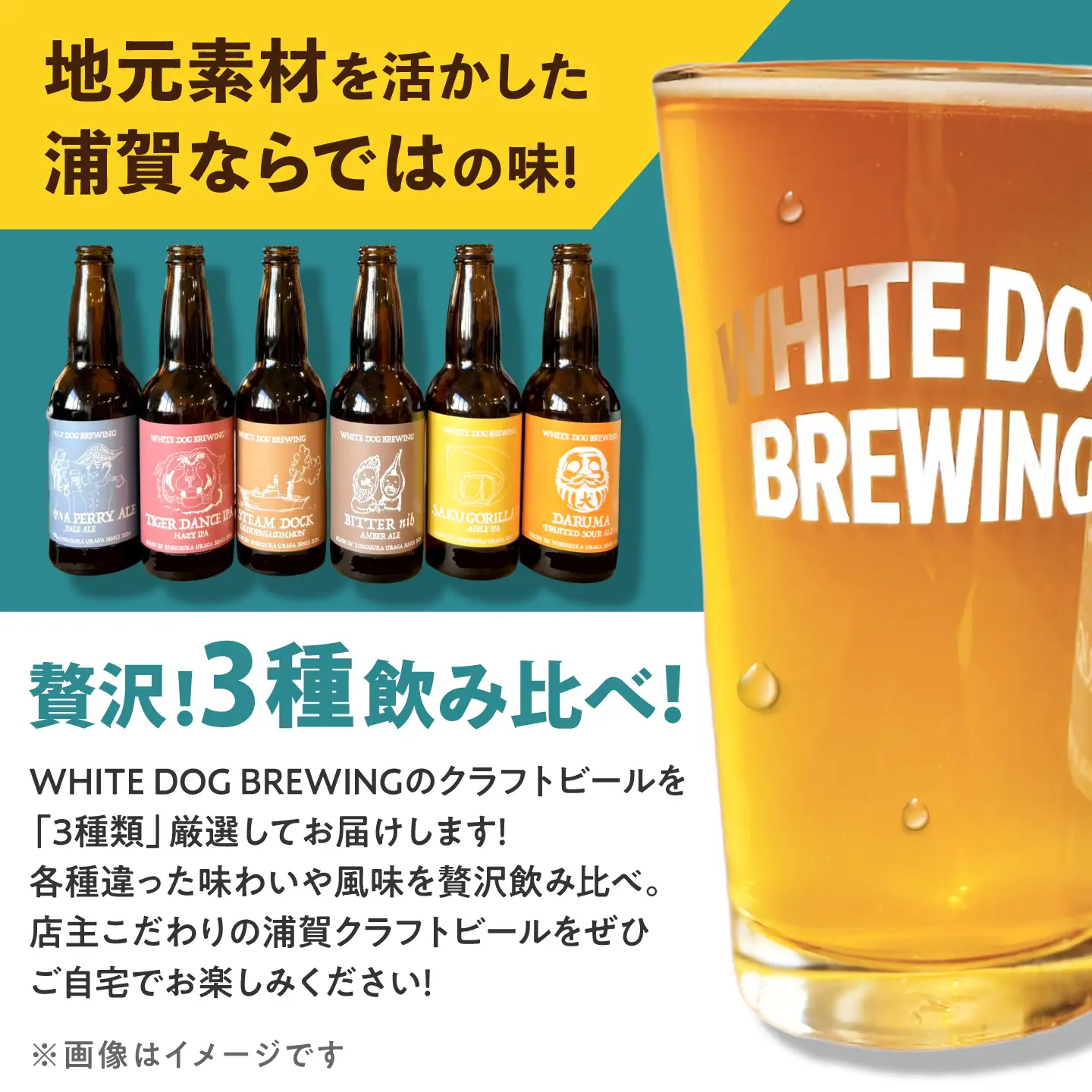 WHITE DOG BREWING 浦賀を飲み尽くす豪快24本セット 【3種×各8本】【浦賀ビール合同会社】[AKHR016]