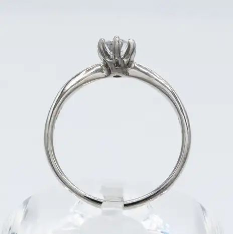 Dカラー ダイヤモンド リング 0.3ct  Ag900[Pt100] （111118r） (BR-99)