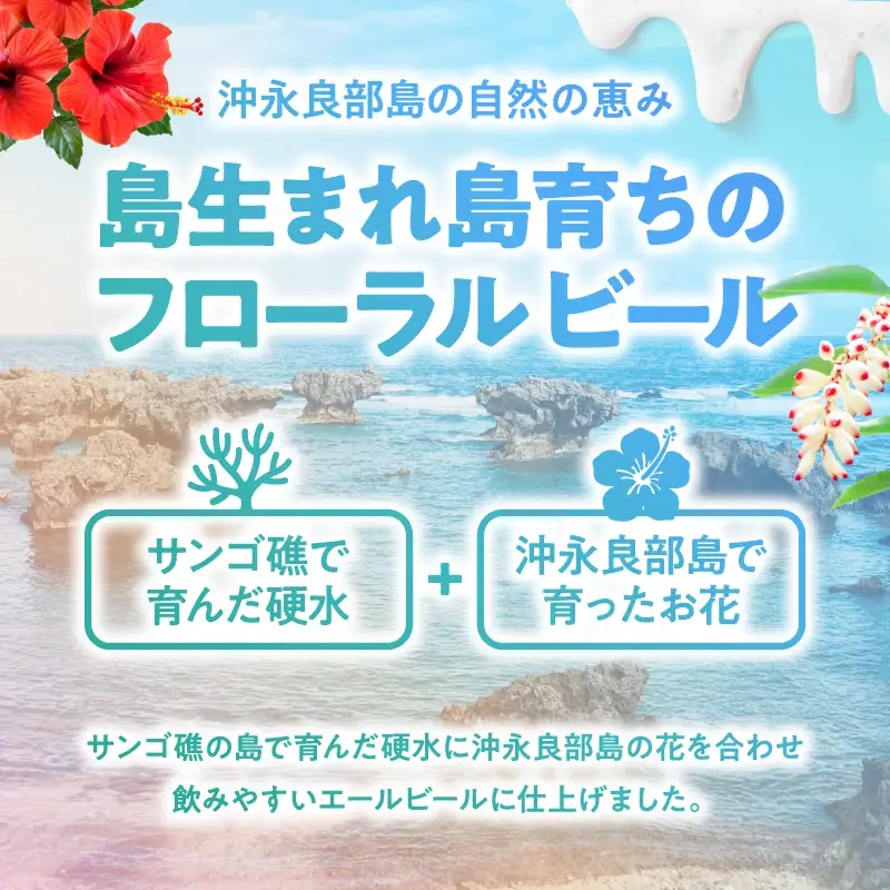 花の島から香る贅沢！フローラルビール 6本 セット C080-001 ビール 酒 アルコール