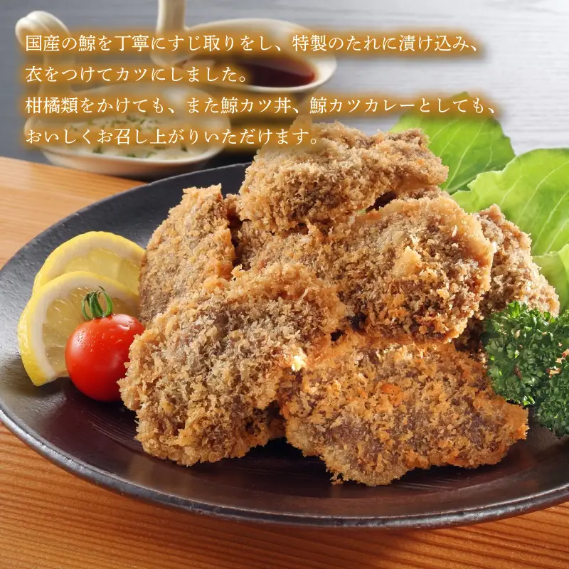 鯨 カツ 500g 海鮮 鯨 くじら クジラ 冷凍 下関 《蟹屋：KNY》