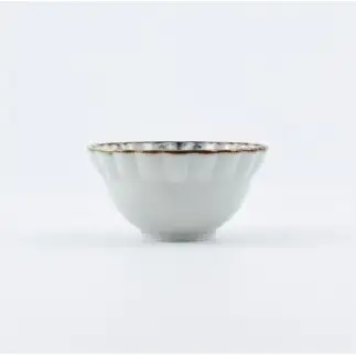 有田焼 菊割中付 2個 錆李朝リーヴス【まるぶん】食器 小鉢 器 うつわ 取鉢 aw146