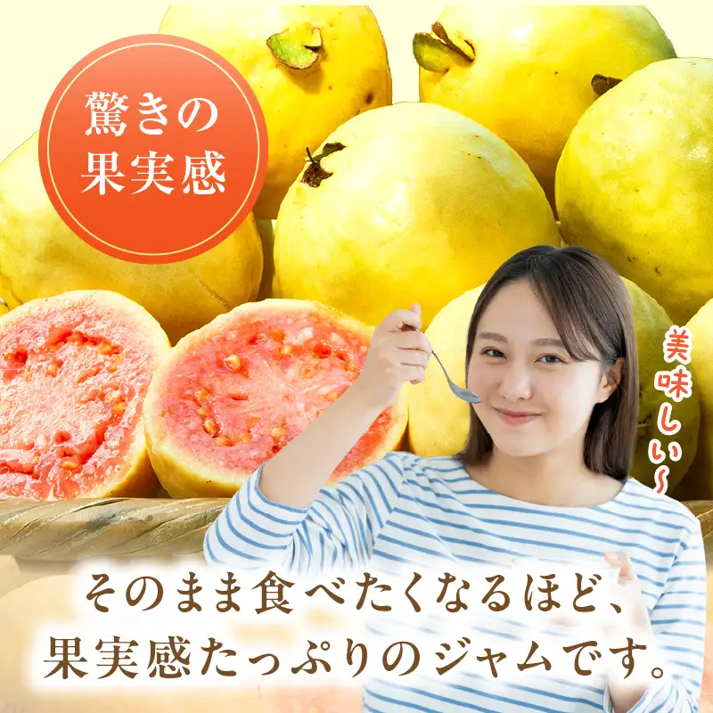フルーツジャム グァバ(合計10個・各140g)_K021-032