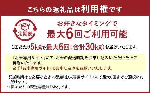 らくらくお米便 半俵コース （ 30kg ） 利用券 選べる夢つくし ・ 元気つくし 定期便 精米 玄米 白米 お米 米 こめ コメ 白飯 飯 ご飯 おにぎり ブランド米 ブランド 国産 福岡県産 お取り寄せ 食べ比べ
