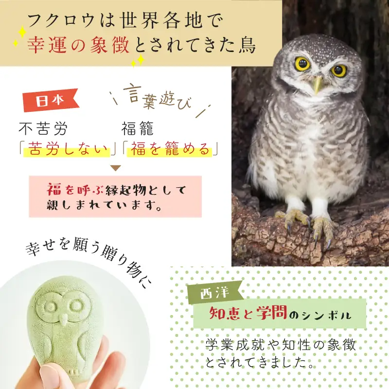 【8羽入】フクロウ の フロランタン K320-004_02 和風フロランタン 芋飴 お菓子 菓子